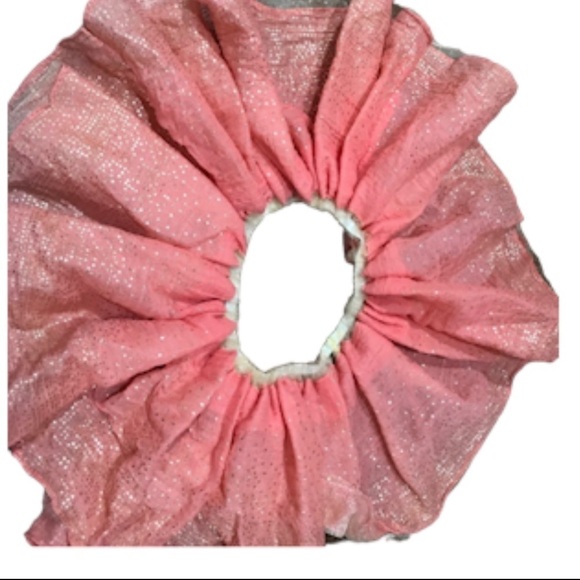 New Oh Baby Frill Tutu Pink and Gold Elastic Waist Kid Toddler - Picture 2 of 10